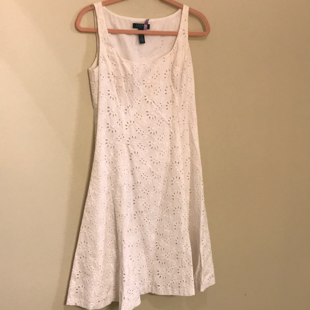 Lauren by Ralph Lauren white dress